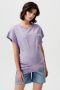 Supermom zwangerschapsshirt Greenville paars T-shirt Dames Katoen Ronde hals XXL - Thumbnail 1