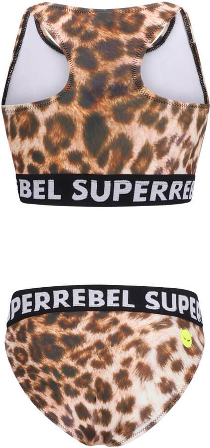 SuperRebel crop bikini Carmel bruin - Foto 3