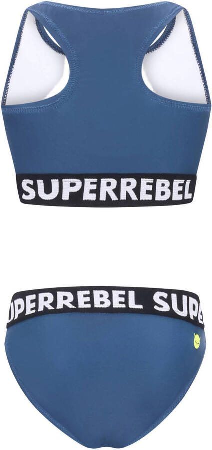SuperRebel crop bikini Carmel donkerblauw - Foto 2
