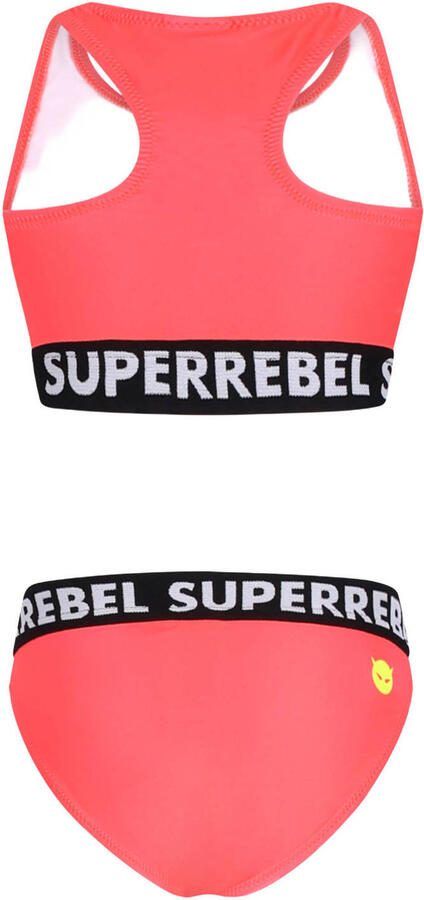 SuperRebel crop bikini Carmel rood - Foto 3
