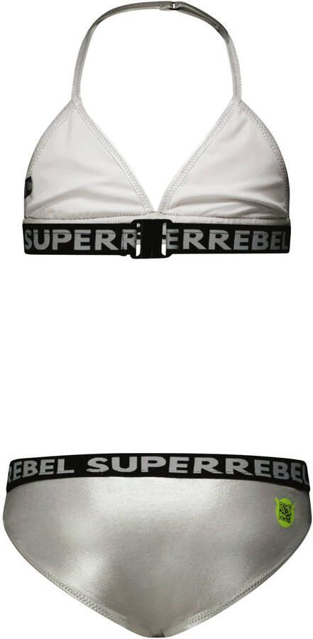SuperRebel triangel bikini Isla zilver - Foto 2