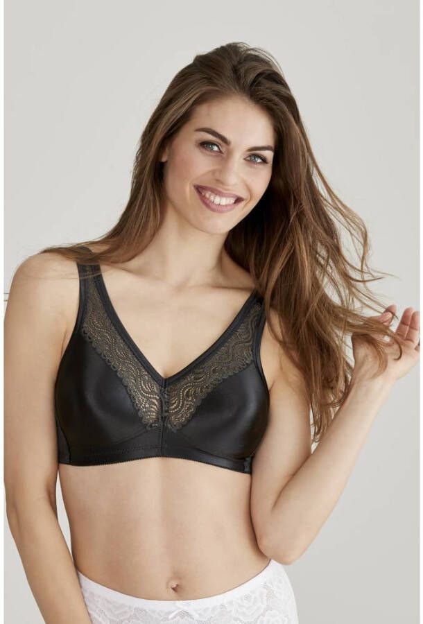 Swegmark niet-voorgevormde bh zonder beugel Stars antraciet - Foto 2