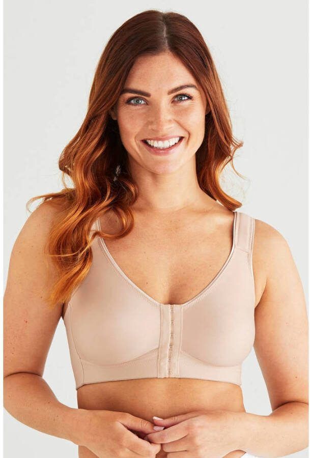 Swegmark level 3 sportbh Clean Curves met voorsluiting beige - Foto 2