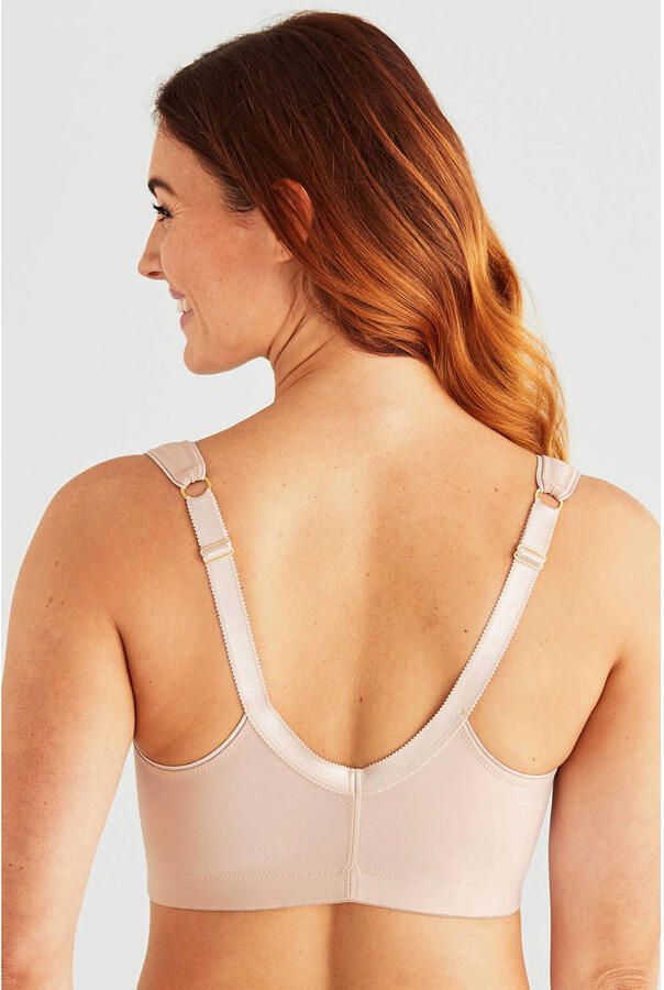 Swegmark level 3 sportbh Clean Curves met voorsluiting beige