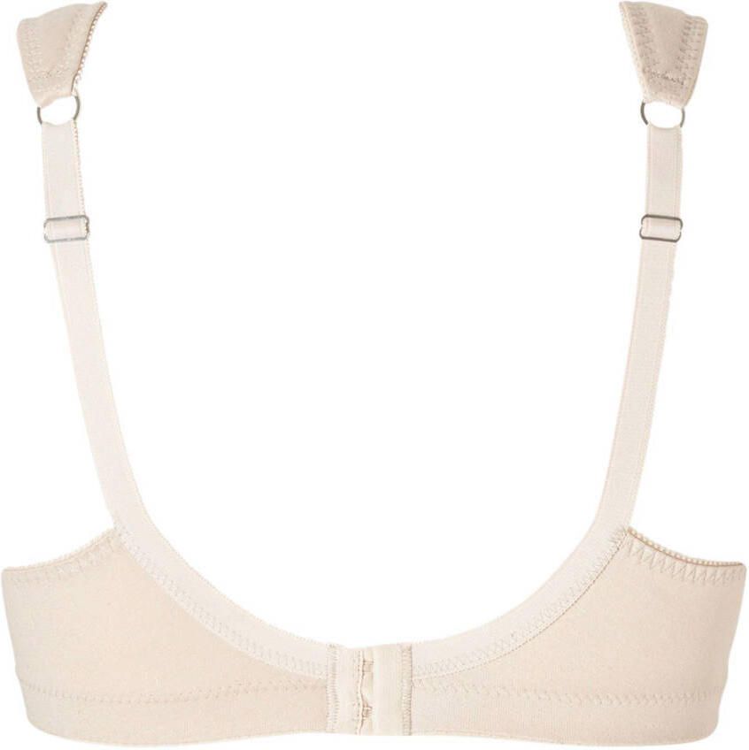 Swegmark niet-voorgevormde bh zonder beugel Cotton Stars beige - Foto 4