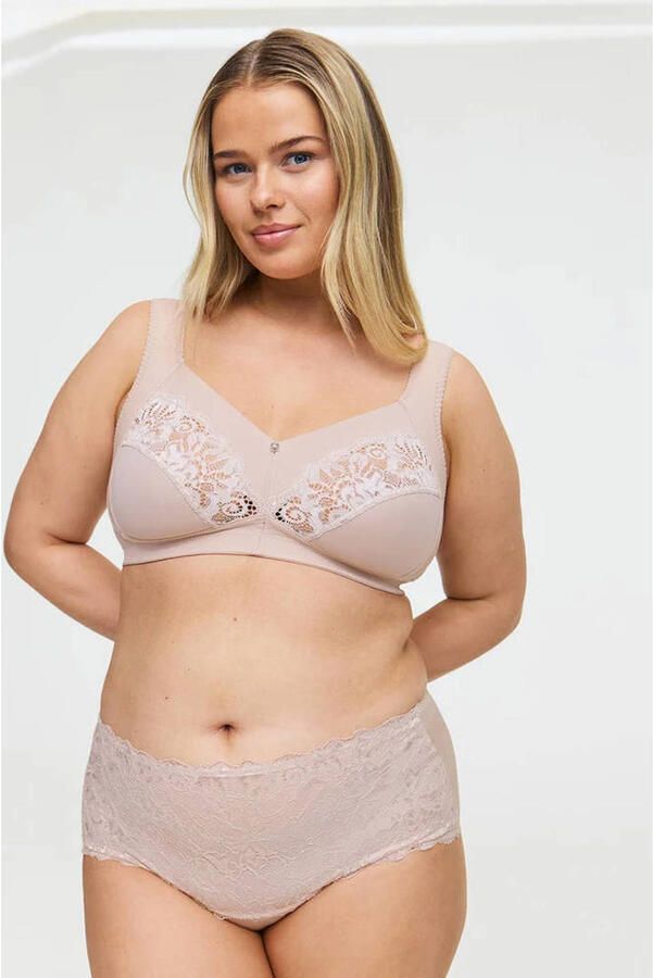 Swegmark niet-voorgevormde bh zonder beugel Meadow beige - Foto 2