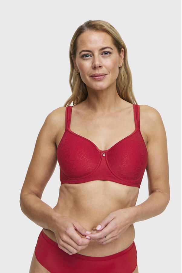 Swegmark voorgevormde beugel-bh rood