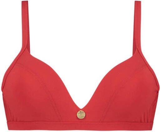 TC WOW voorgevormde triangel bikinitop rood