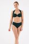 TC WOW voorgevormde strapless beugel bikinitop donkergroen - Thumbnail 1