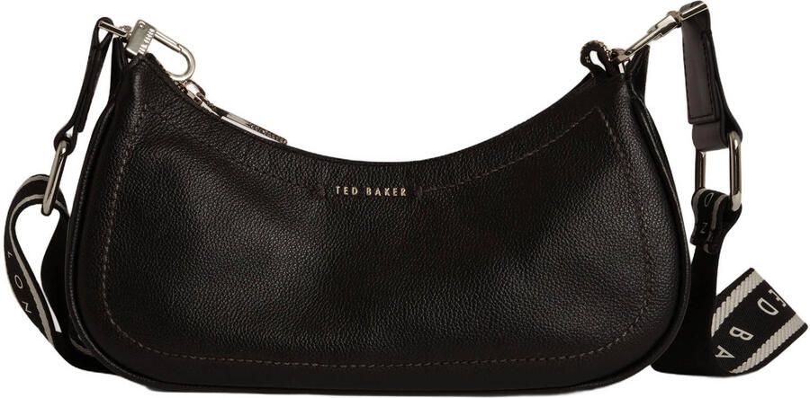 Ted Baker leren crossbody tas LAARNA zwart