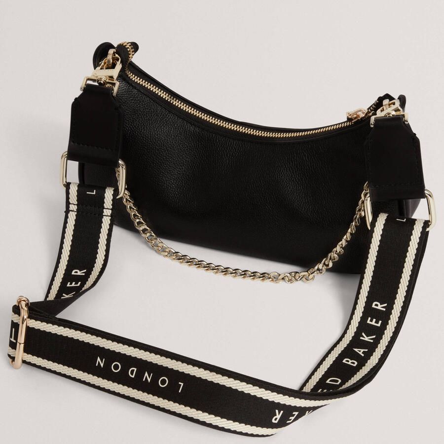 Ted Baker leren crossbody tas LAARNA zwart - Foto 2
