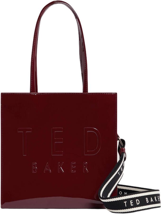 Ted Baker shopper ICONICA donkerrood