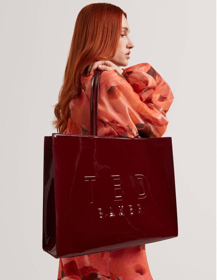 Ted Baker shopper ICONNA donkerrood - Foto 3