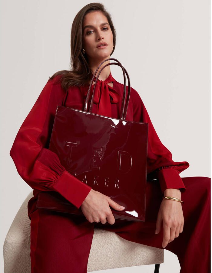 Ted Baker shopper ICONNY donkerrood