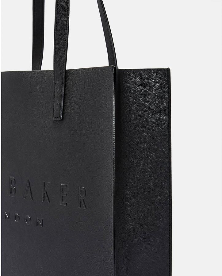 Ted Baker Shoppers Soocon Crosshatch Large Icon Bag in zwart - Foto 3