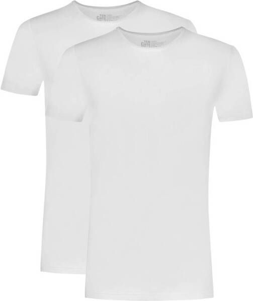 Ten Cate Basic ondershirt (set van 2) wit