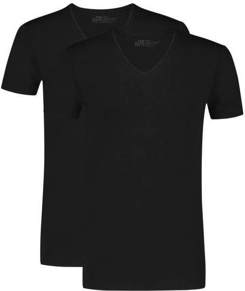 Ten Cate Basic ondershirt (set van 2) zwart