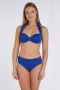 Ten Cate Beach TC WOW voorgevormde beugel bikinitop met textuur blauw - Thumbnail 1