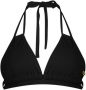 Ten Cate Beach TC WOW voorgevormde triangel bikinitop met ribstructuur zwart - Thumbnail 1