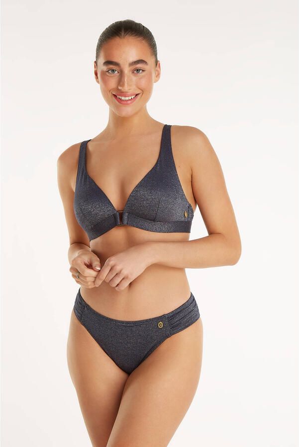 Ten Cate Beach TC WOW bikinibroekje met lurex donkerblauw