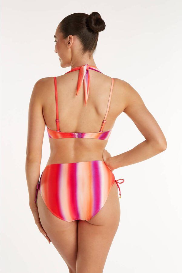 Ten Cate Beach TC WOW high waist bikinibroekje roze rood paars - Foto 2