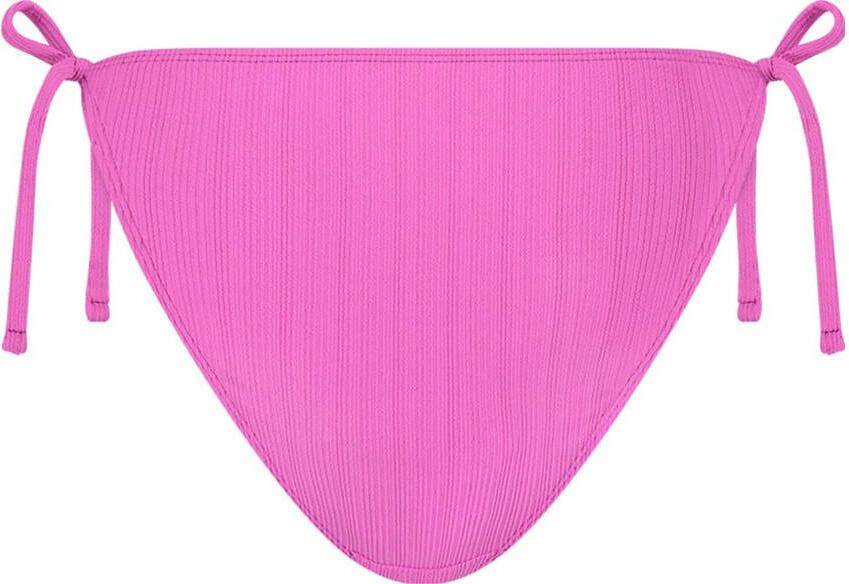 Ten Cate Beach TC WOW strik bikinibroekje met textuur roze - Foto 3
