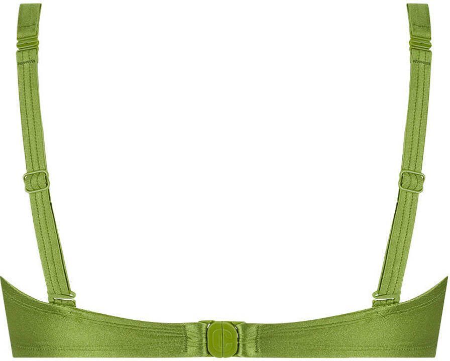 Ten Cate Beach TC WOW voorgevormde strapless bandeau bikinitop groen - Foto 3