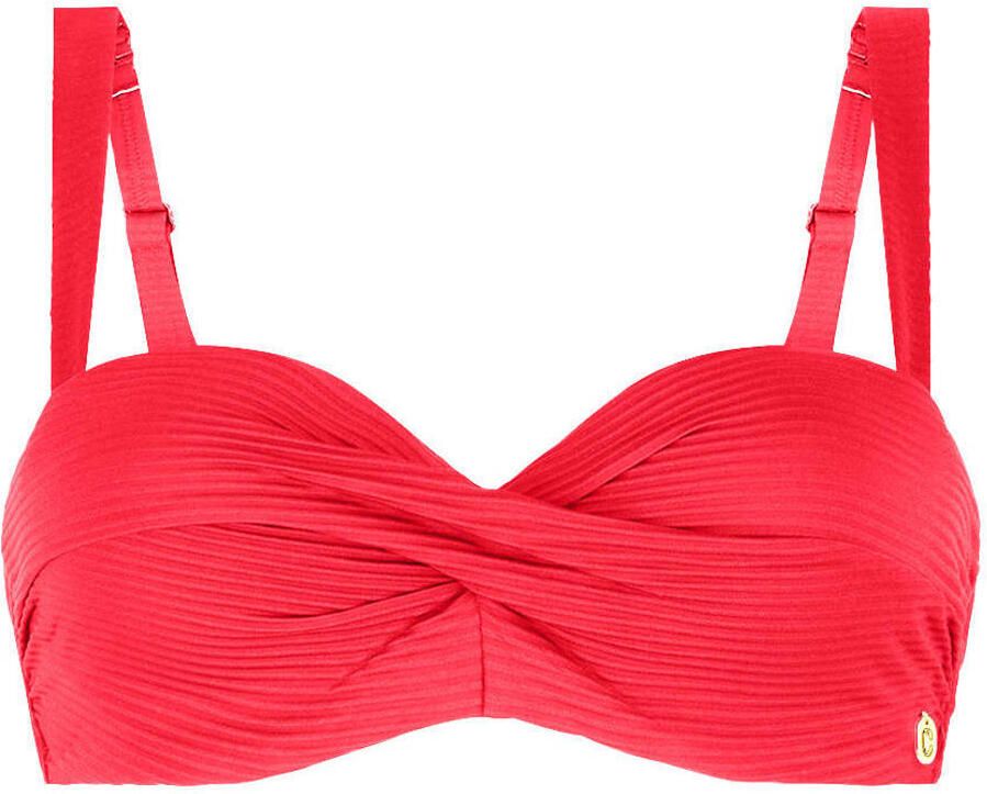 Ten Cate Beach TC WOW voorgevormde beugel bikinitop rood - Foto 2