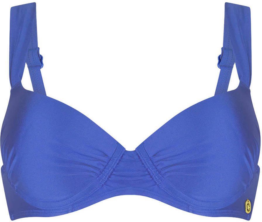 Ten Cate Beach TC WOW voorgevormde push-up bikinitop blauw - Foto 3