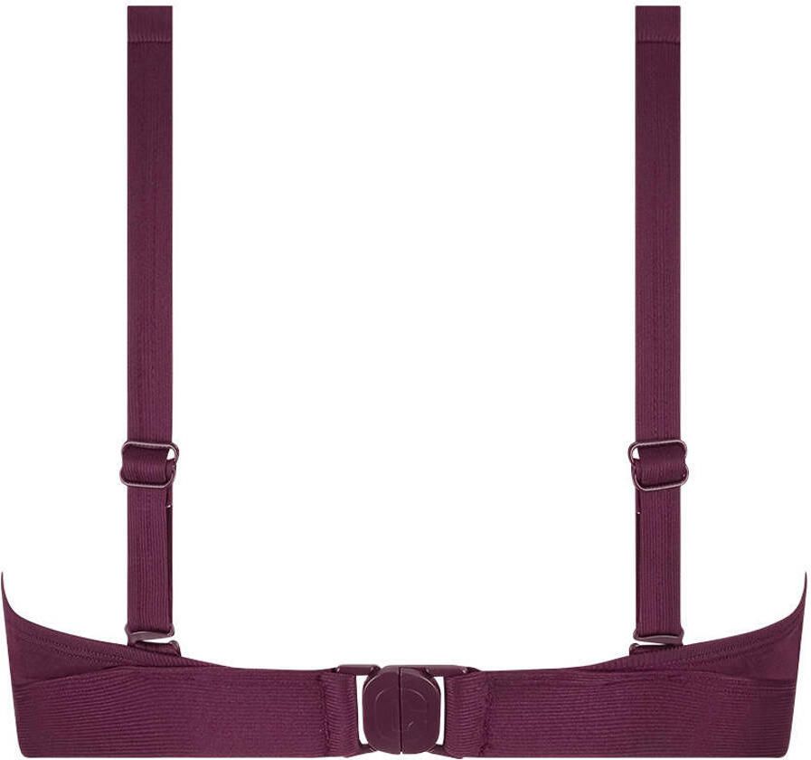 Ten Cate Beach TC WOW voorgevormde push-up bikinitop donkerrood - Foto 2