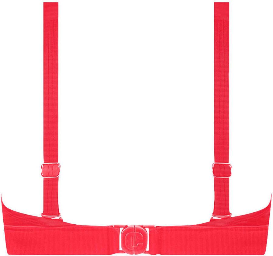 Ten Cate Beach TC WOW voorgevormde push-up bikinitop rood - Foto 2