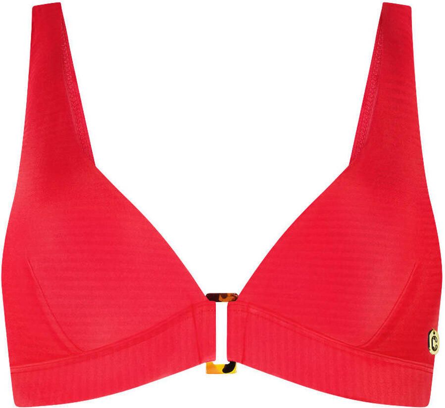 Ten Cate Beach TC WOW voorgevormde push-up bikinitop rood - Foto 3