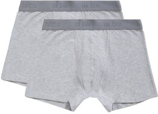 Ten Cate boxershort set van 2 grijs Jongens Katoen Effen 170 176