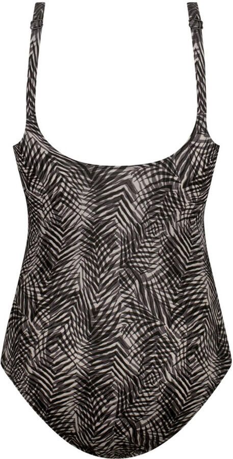Ten Cate Swim Tweka badpak donkerbruin beige