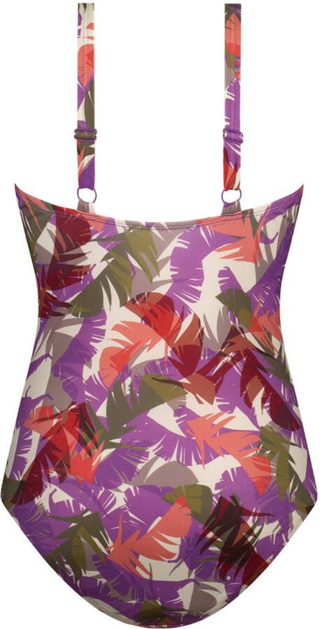 Ten Cate Swim Tweka badpak paars roze ecru - Foto 1