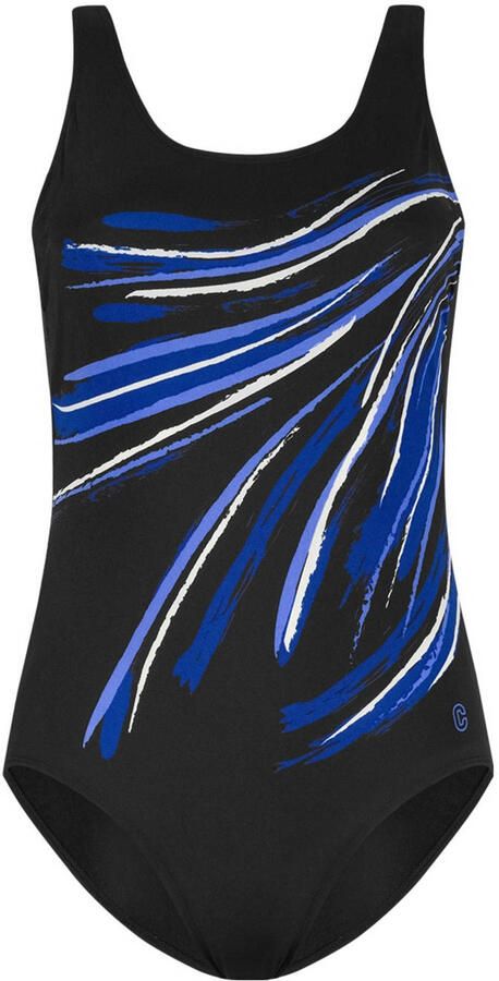 Ten Cate Swim Tweka badpak zwart blauw