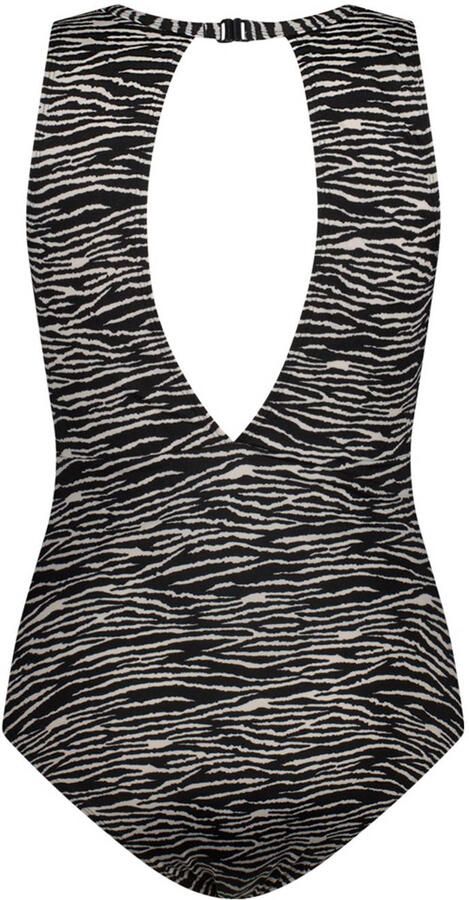 Ten Cate Swim Tweka badpak zwart wit