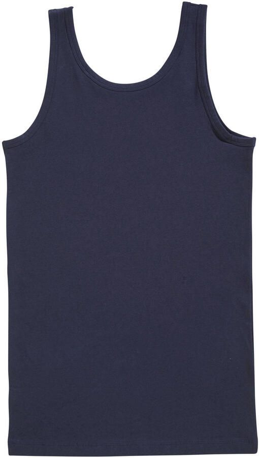 Ten Cate hemd donkerblauw Jongens Katoen Ronde hals Effen 122 128