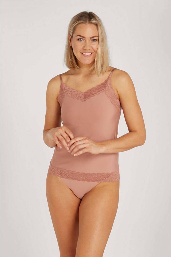 Ten Cate Secrets hemd met kant oudroze - Foto 2