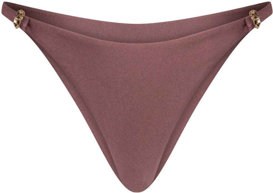 The Lola Club high leg bikinibroekje Orelia lichtbruin