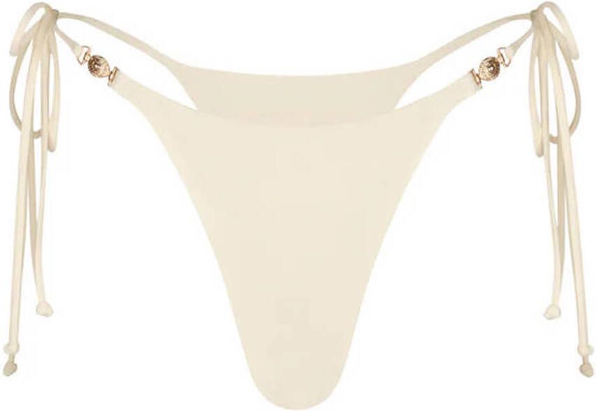 The Lola Club high leg strik bikinibroekje Jenna ecru