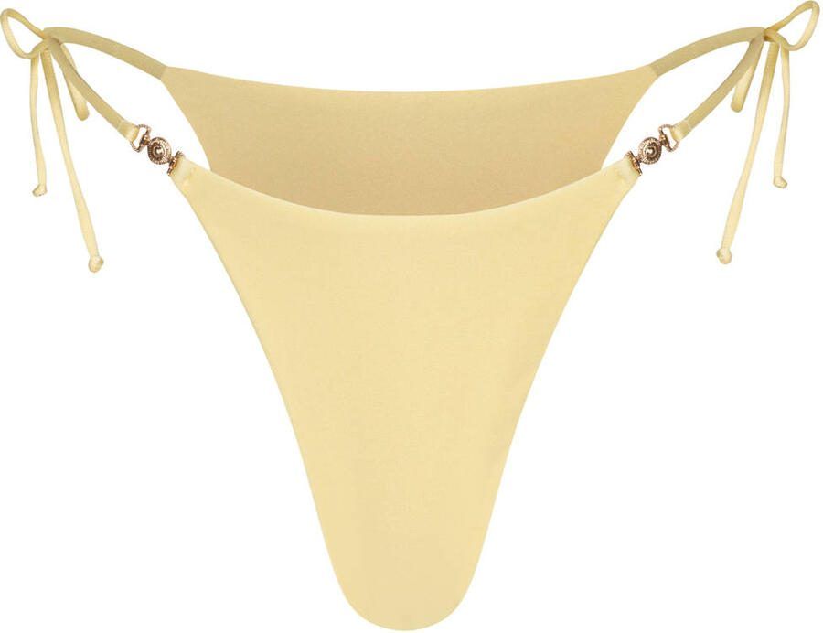 The Lola Club high leg strik bikinibroekje Jenna lichtgeel