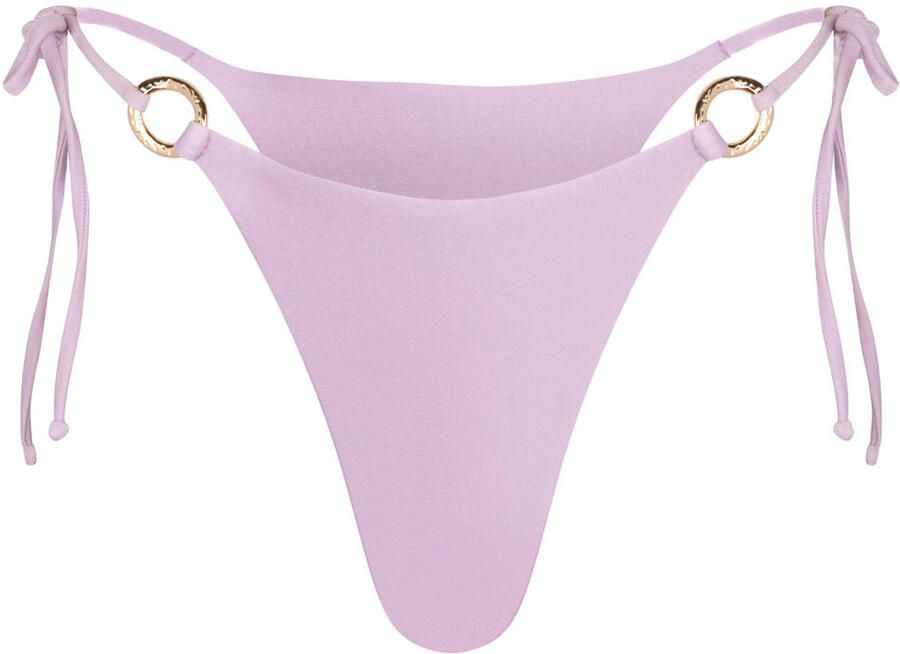 The Lola Club high leg strik bikinibroekje Josey roze