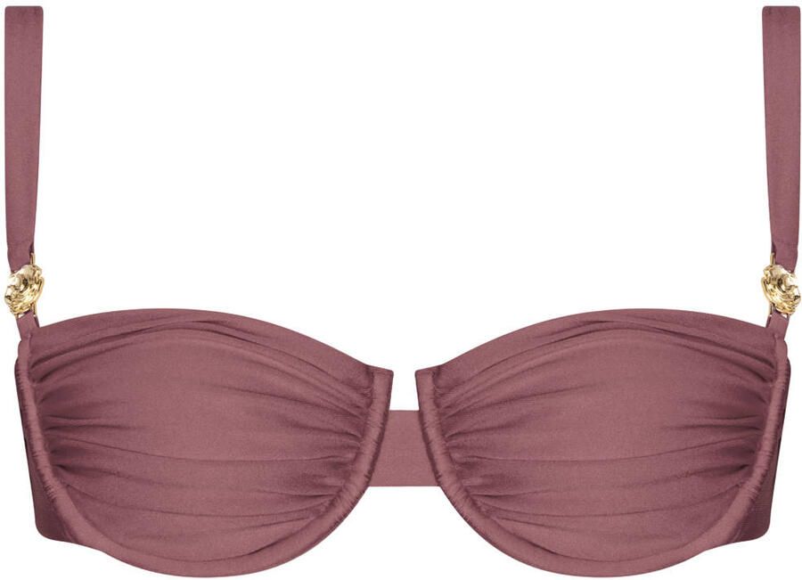 The Lola Club voorgevormde beugel bikinitop Orelia lichtbruin