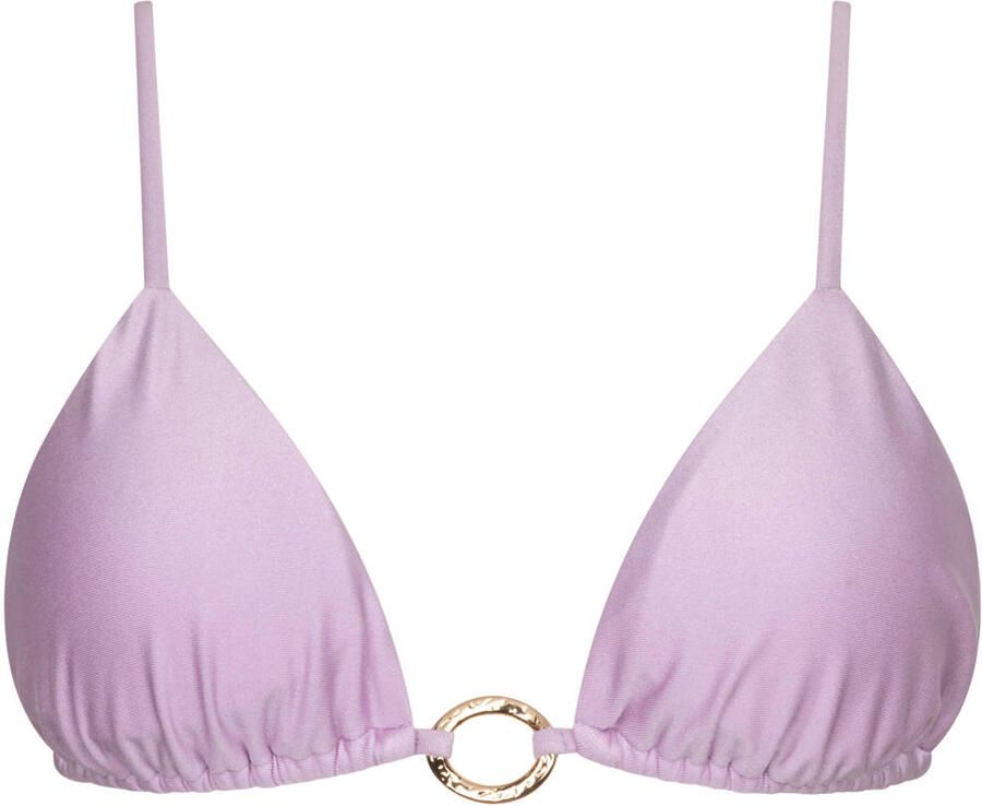 The Lola Club voorgevormde triangel bikinitop Josey roze