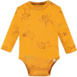The New Chapter romper met all over print oker