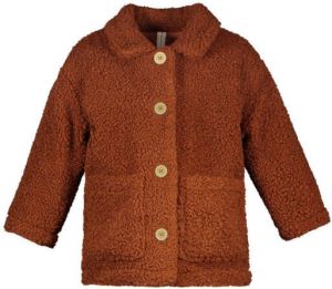 The New Chapter teddy jas van biologisch katoen bruin