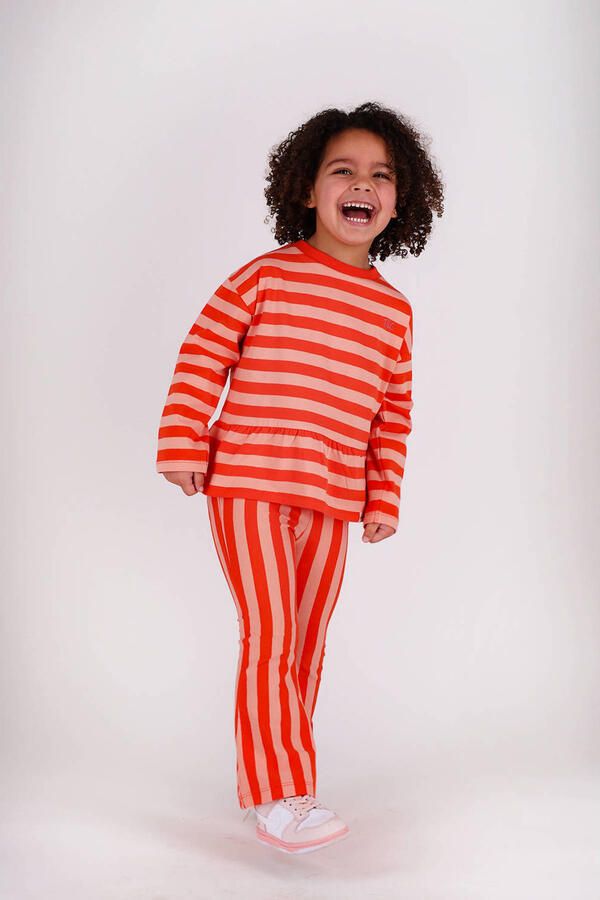 The New Chapter gestreepte longsleeve rood - Foto 2