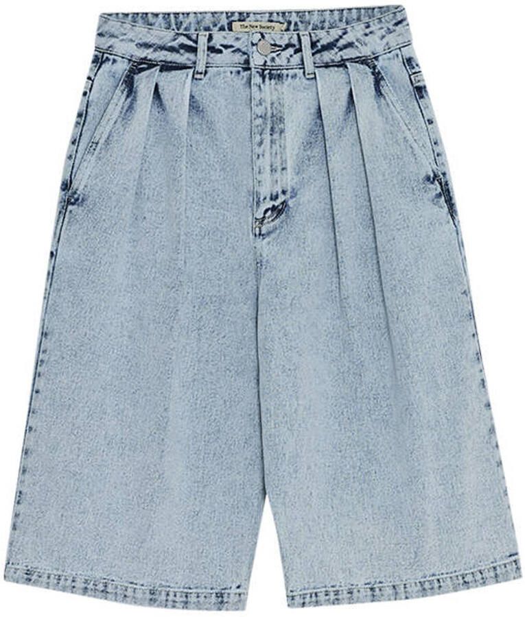 The New Society high waist bermuda short light blue denim - Foto 2
