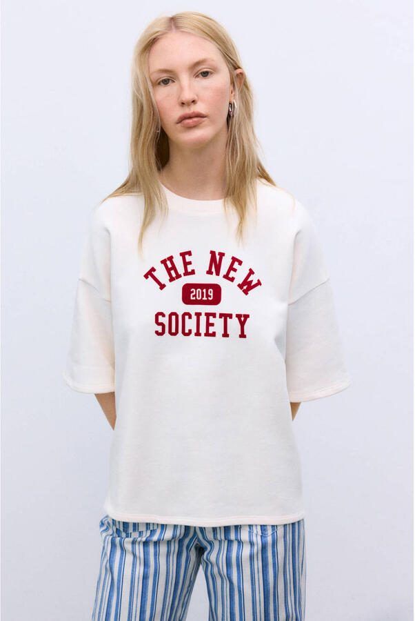 The New Society sweater crème